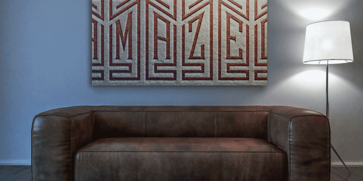 Piege Monogram Font Poster #1