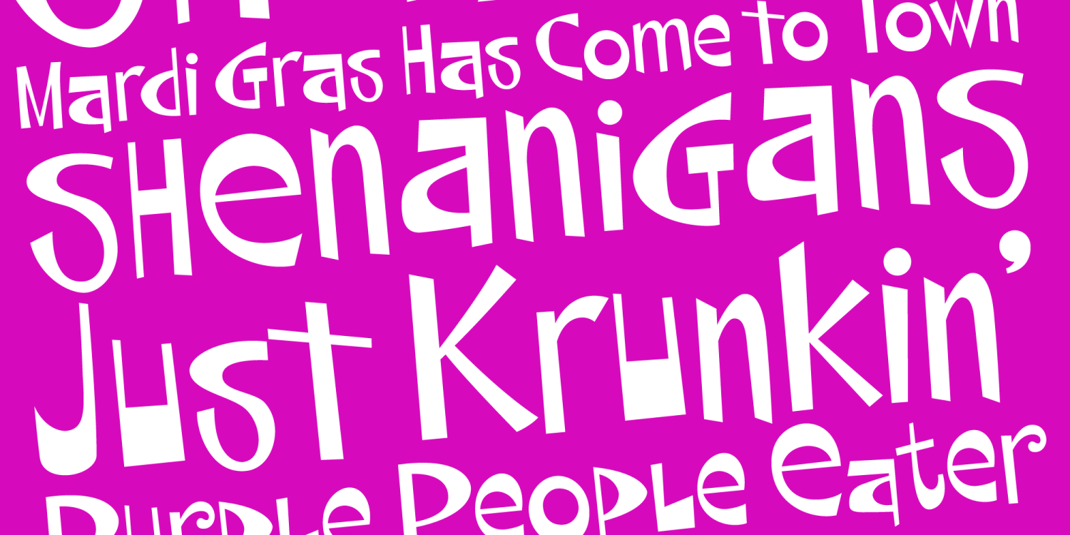 Beaucoup Font Poster #1