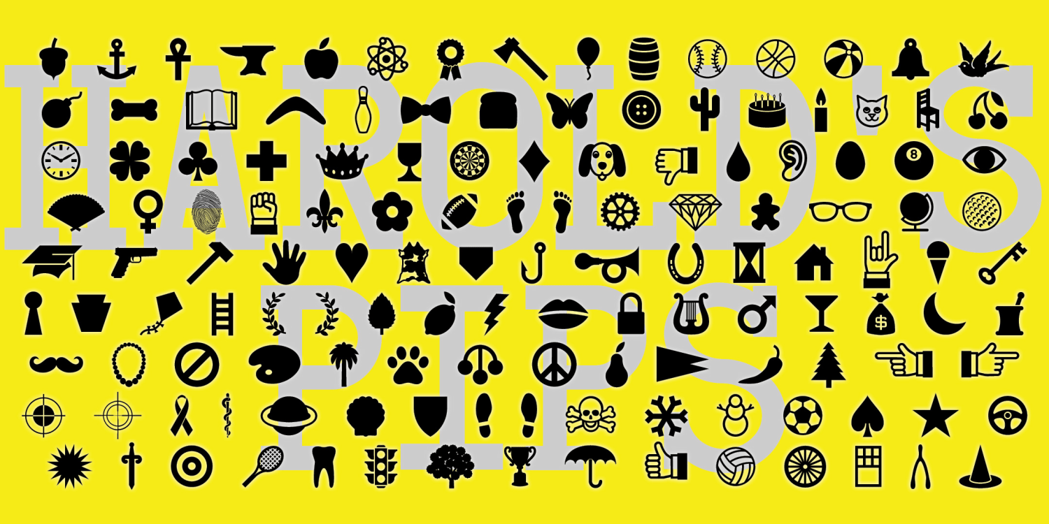 Harold's Pips Font Family Poster