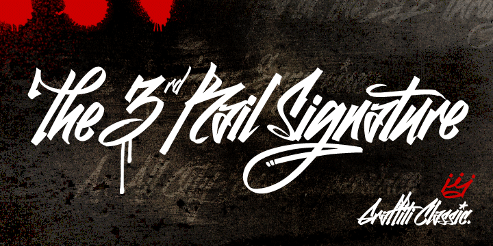 Graffiti Classic Regular Font Poster #1