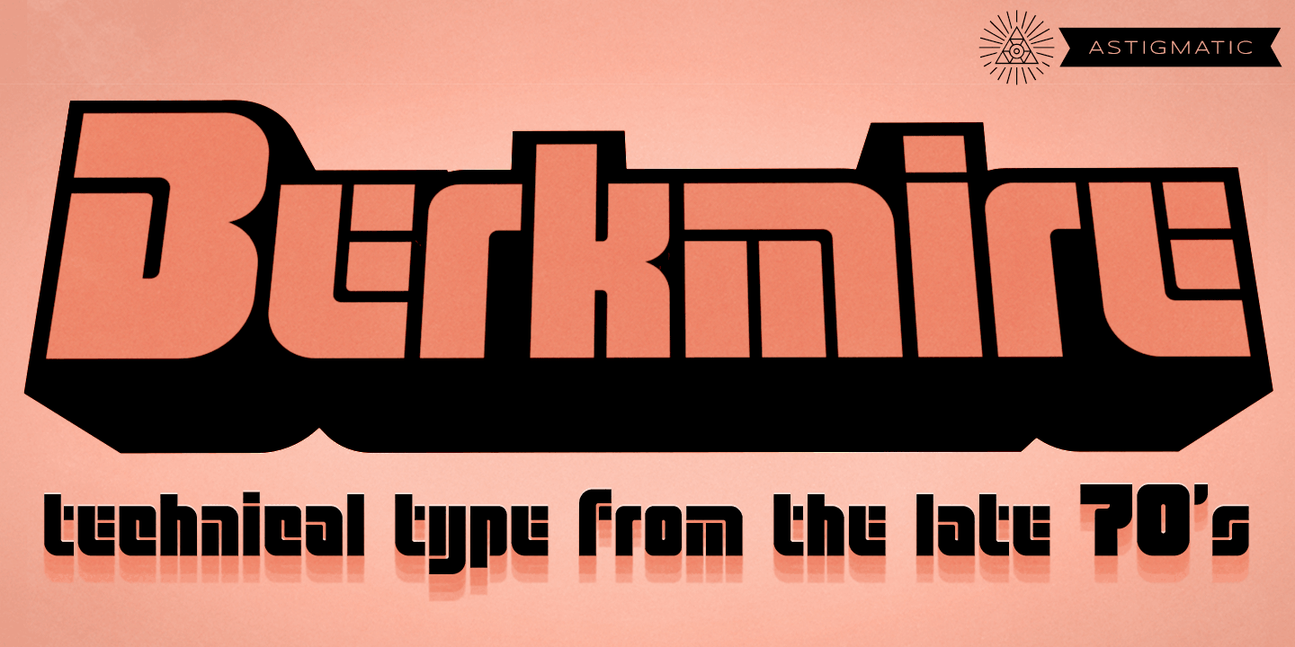 Berkmire AOE Font Poster #1