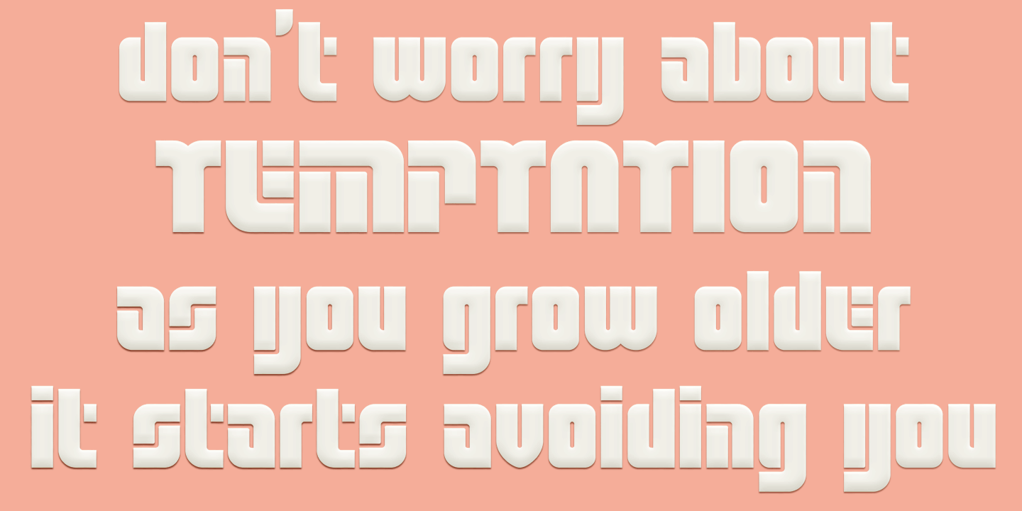 Berkmire AOE Font Poster #1