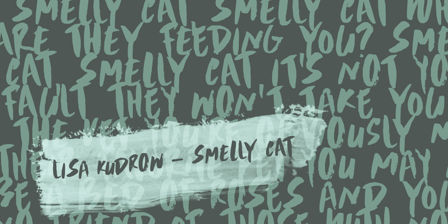 Scrawny Cat Font Poster #1