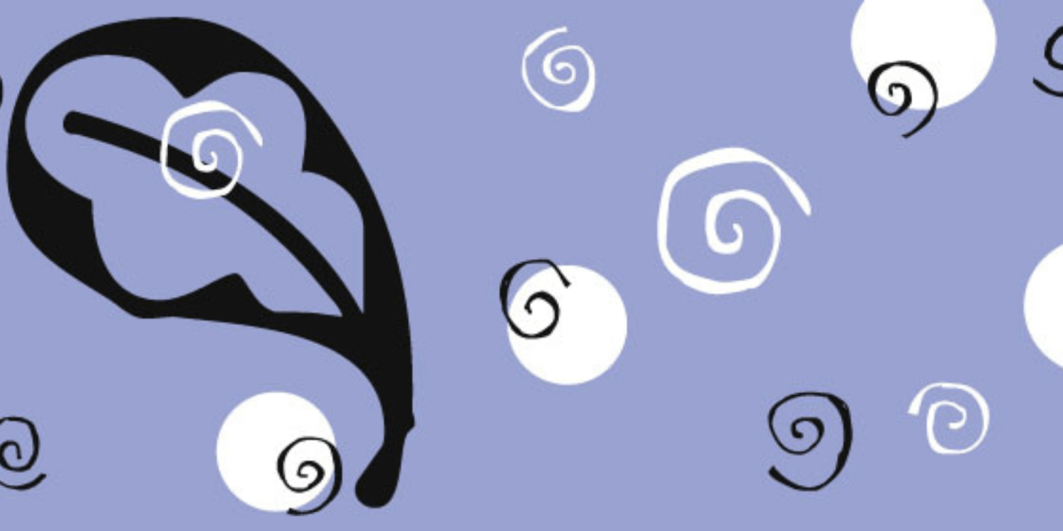 Paisley and Swirl Doodles Font Poster #1