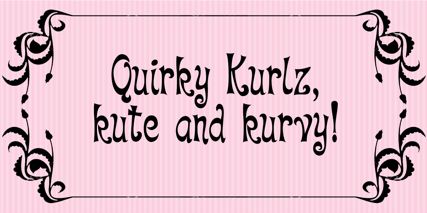 Quirky Kurlz Poster