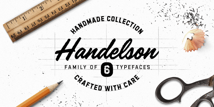 Handelson Three Font Poster #1