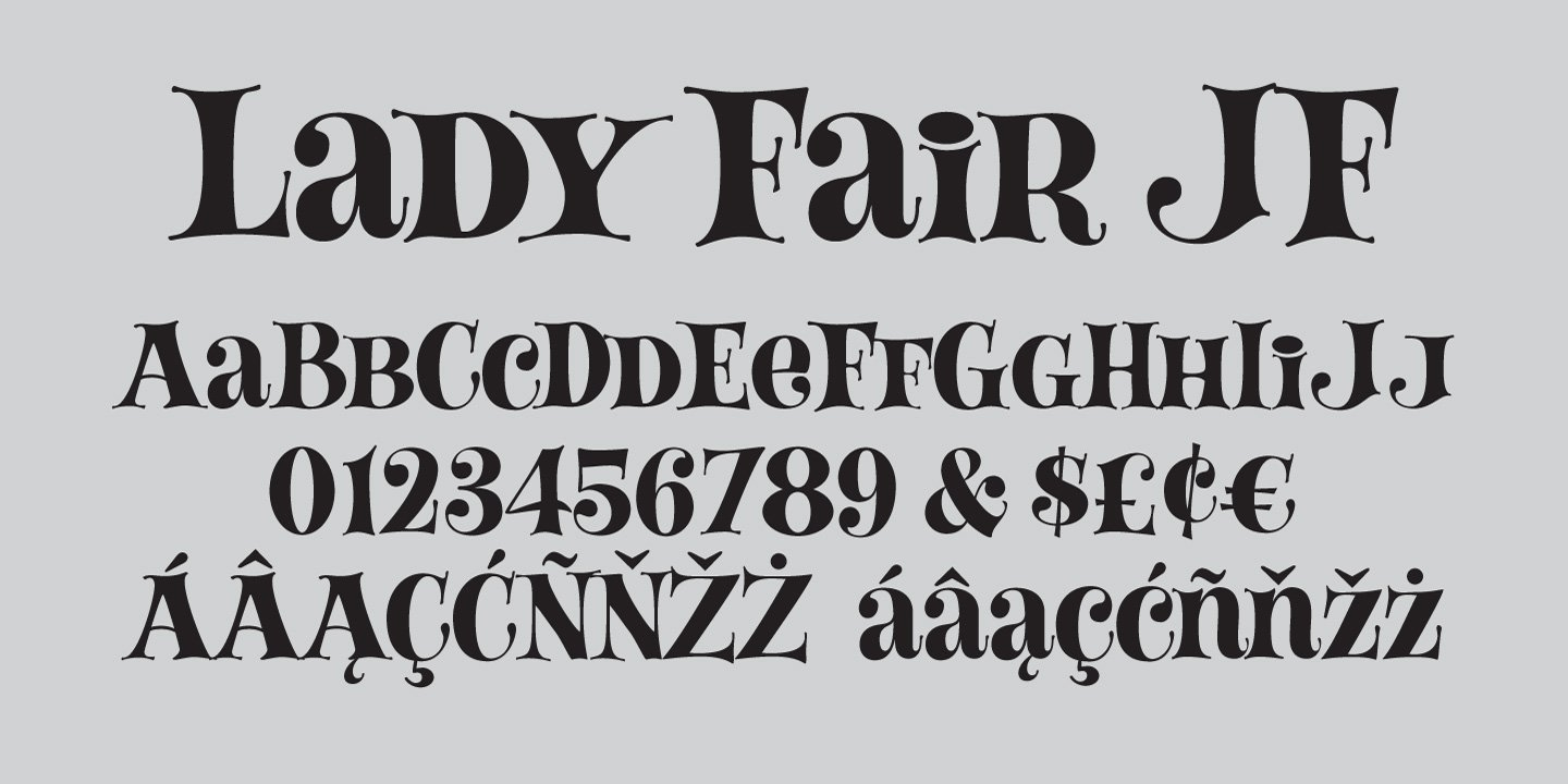 Lady Fair Font Poster #1