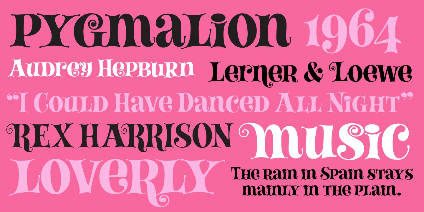 Lady Fair Font Poster #1