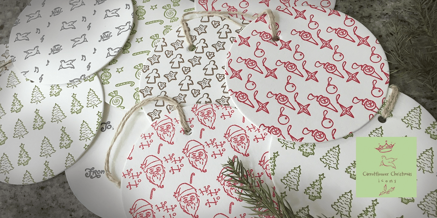 Carrotflower Christmas Poster