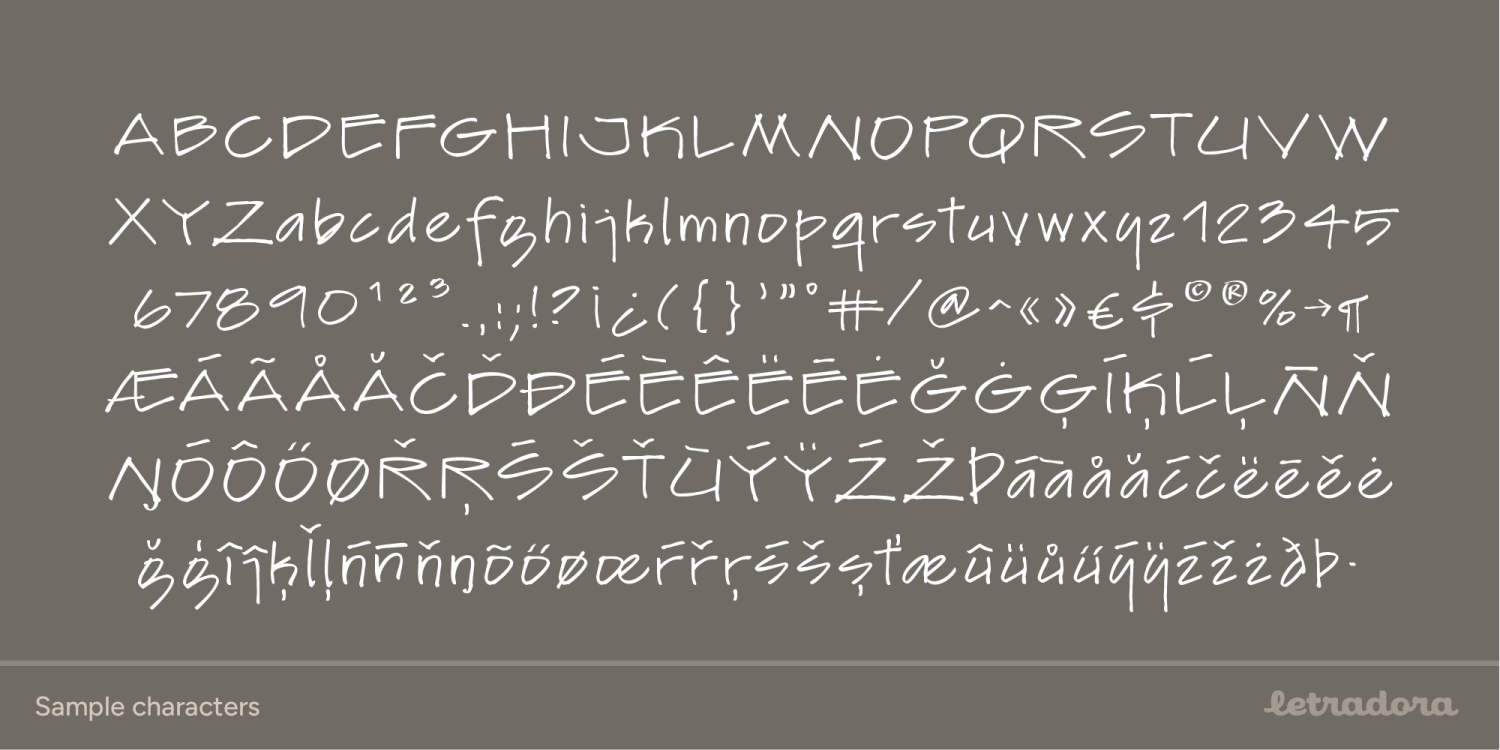 Lu Font Poster #1