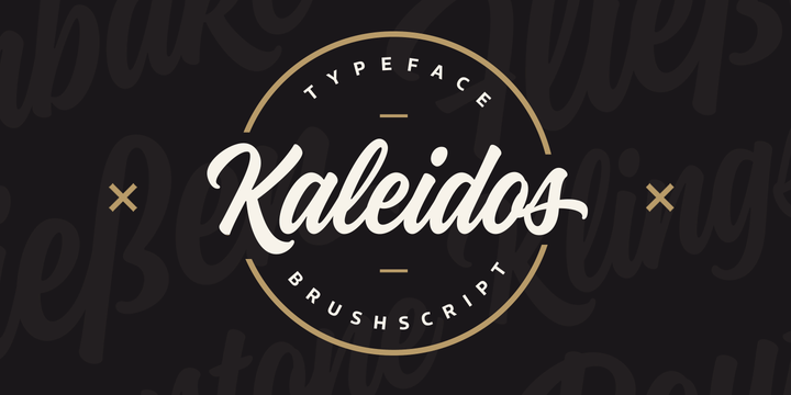 Kaleidos Font Poster #1