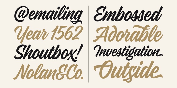 Kaleidos Font Poster #1