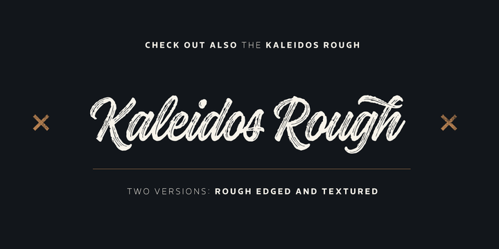 Kaleidos Font Poster #1