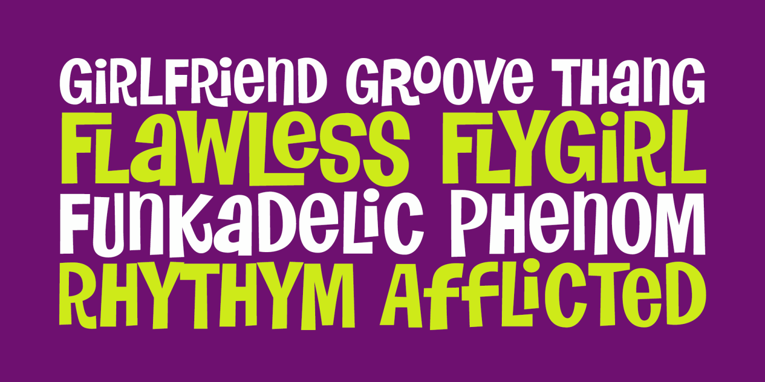 Flawless Flygirl Font Poster #1