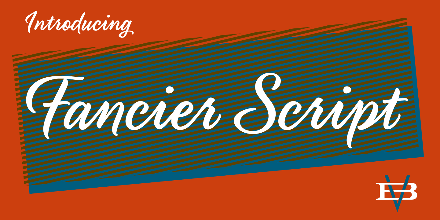 Fancier Script Font Poster #1