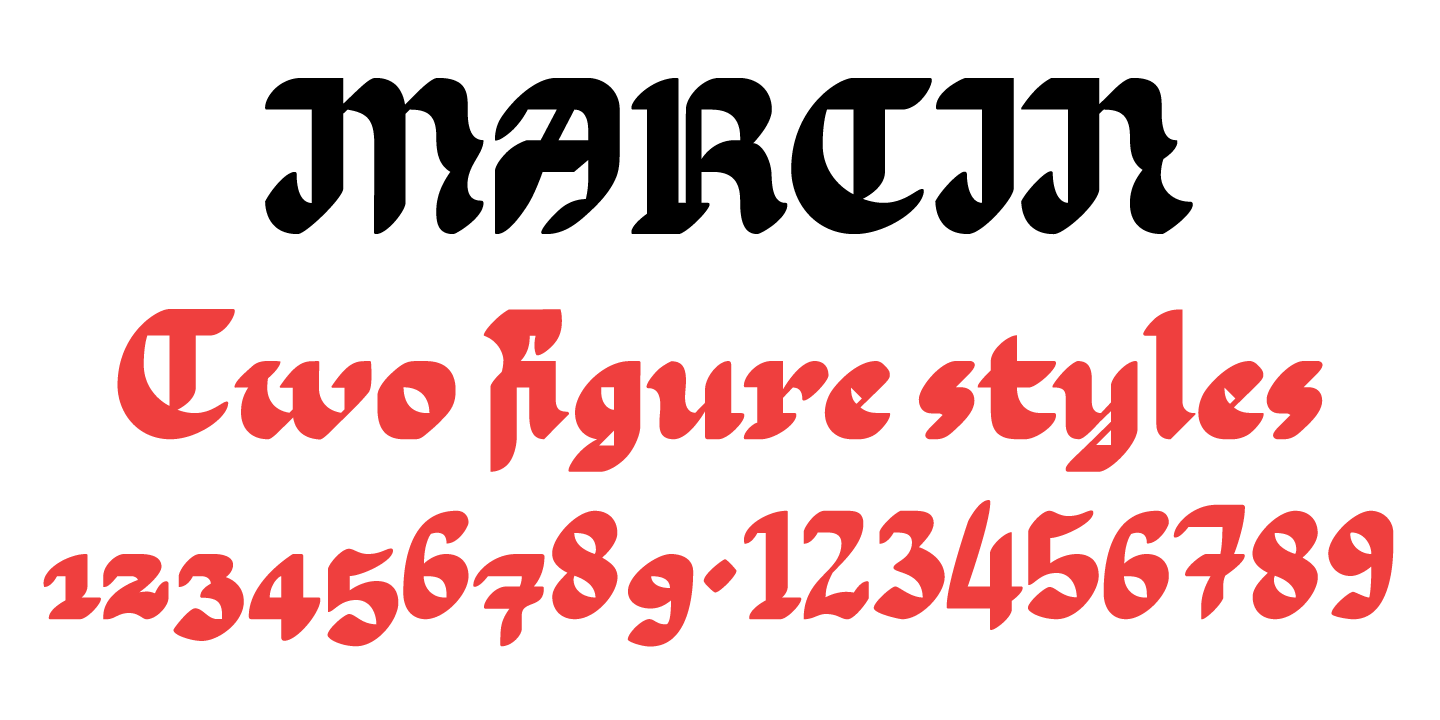 EB Martin Font Poster #1