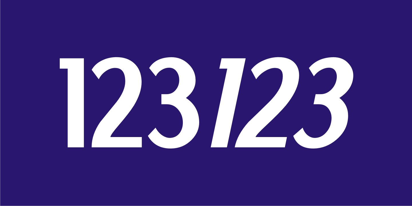 Deco Design Font Poster #5