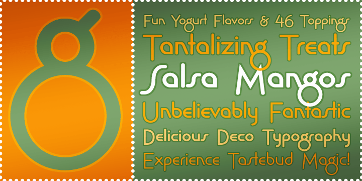 Salsa Mangos BTN Font Family Poster