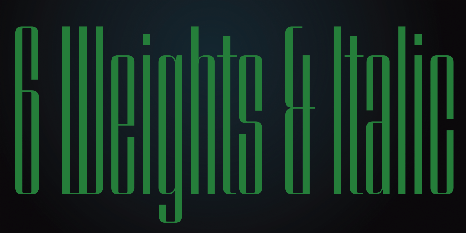 Speedometer Font Poster #6