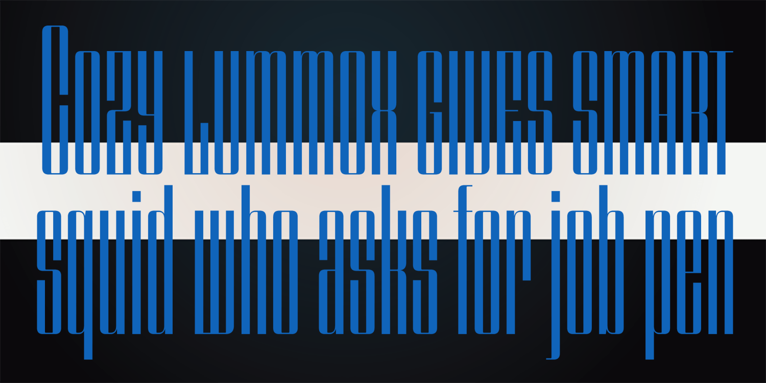 Speedometer Font Poster #9