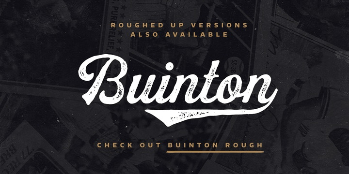 Buinton Regular Font Poster #1