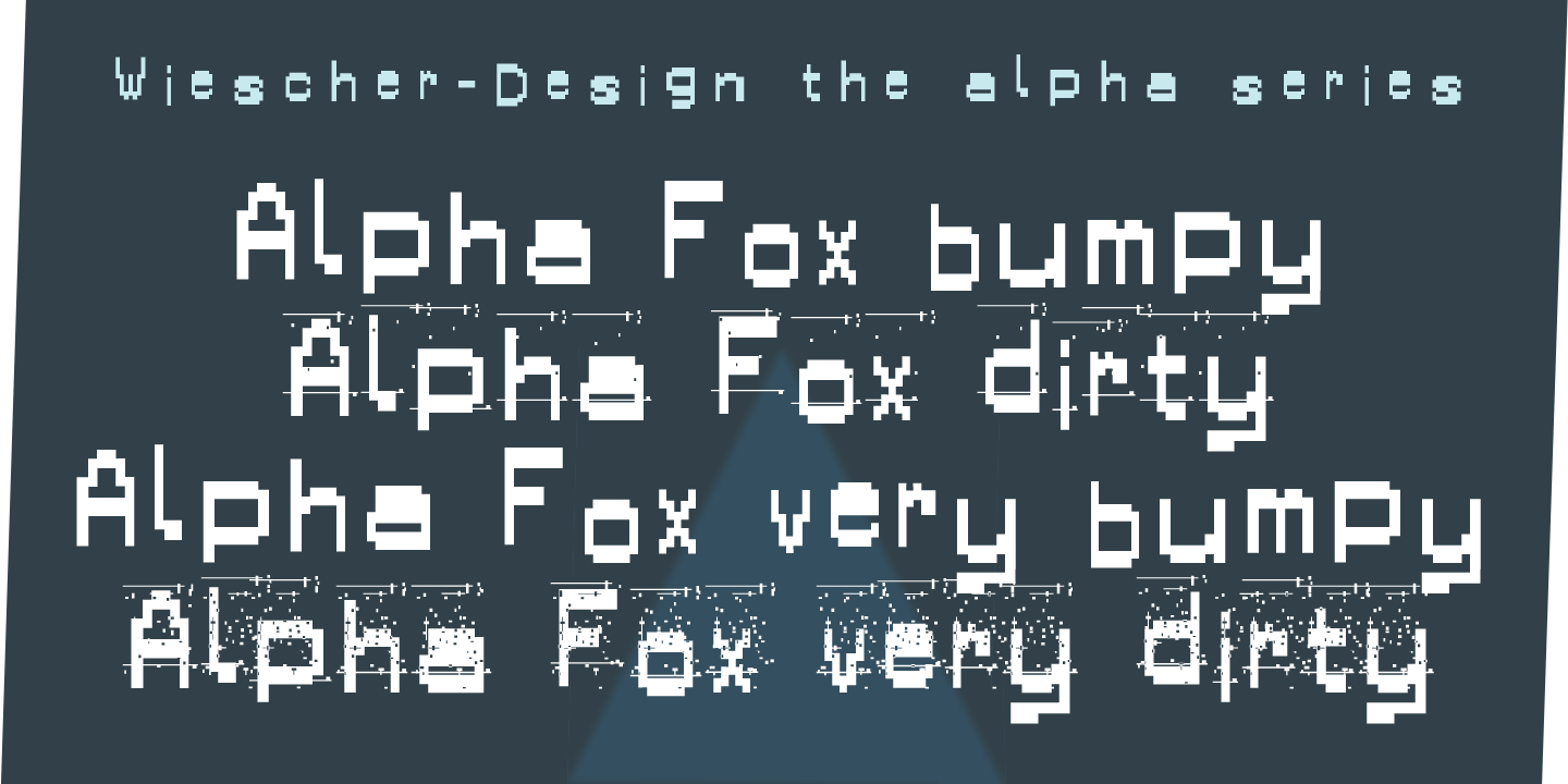 Alpha Fox Font Poster #1