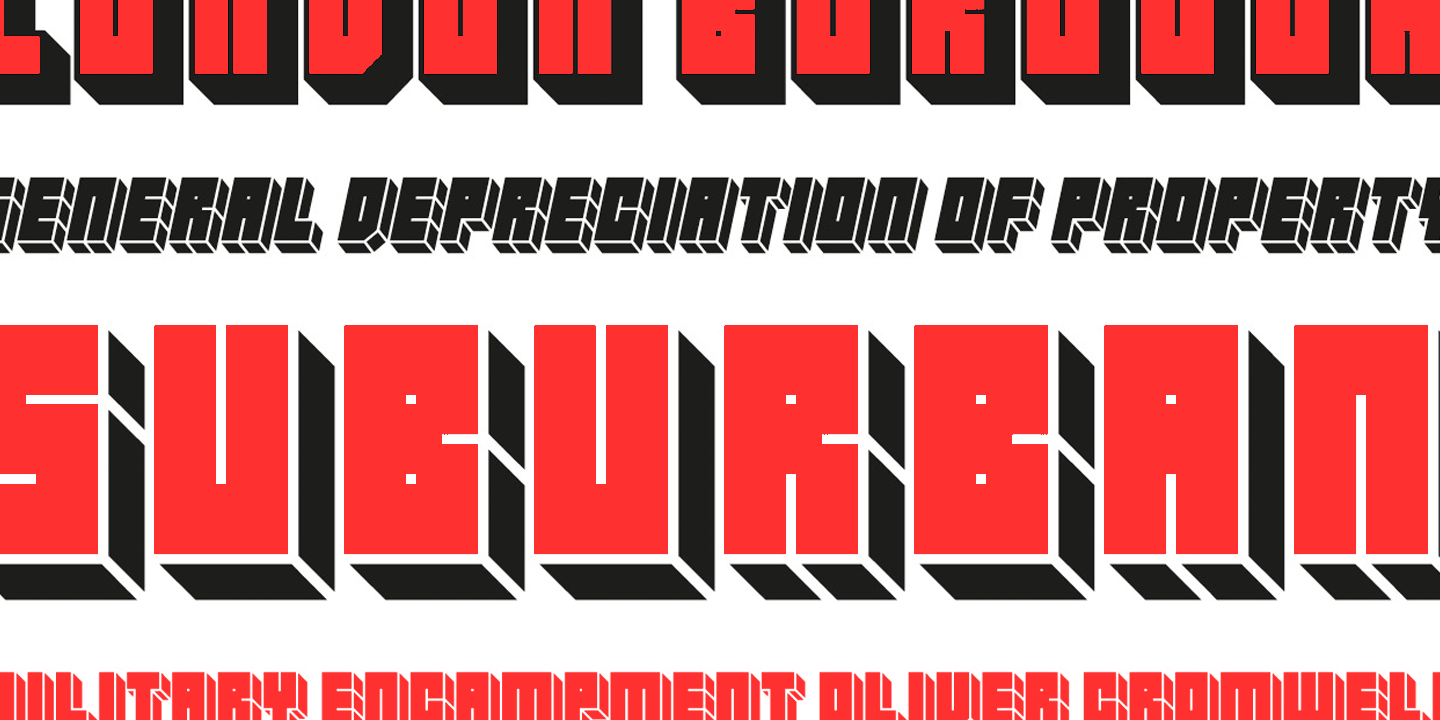 Hounslow Font Poster #1