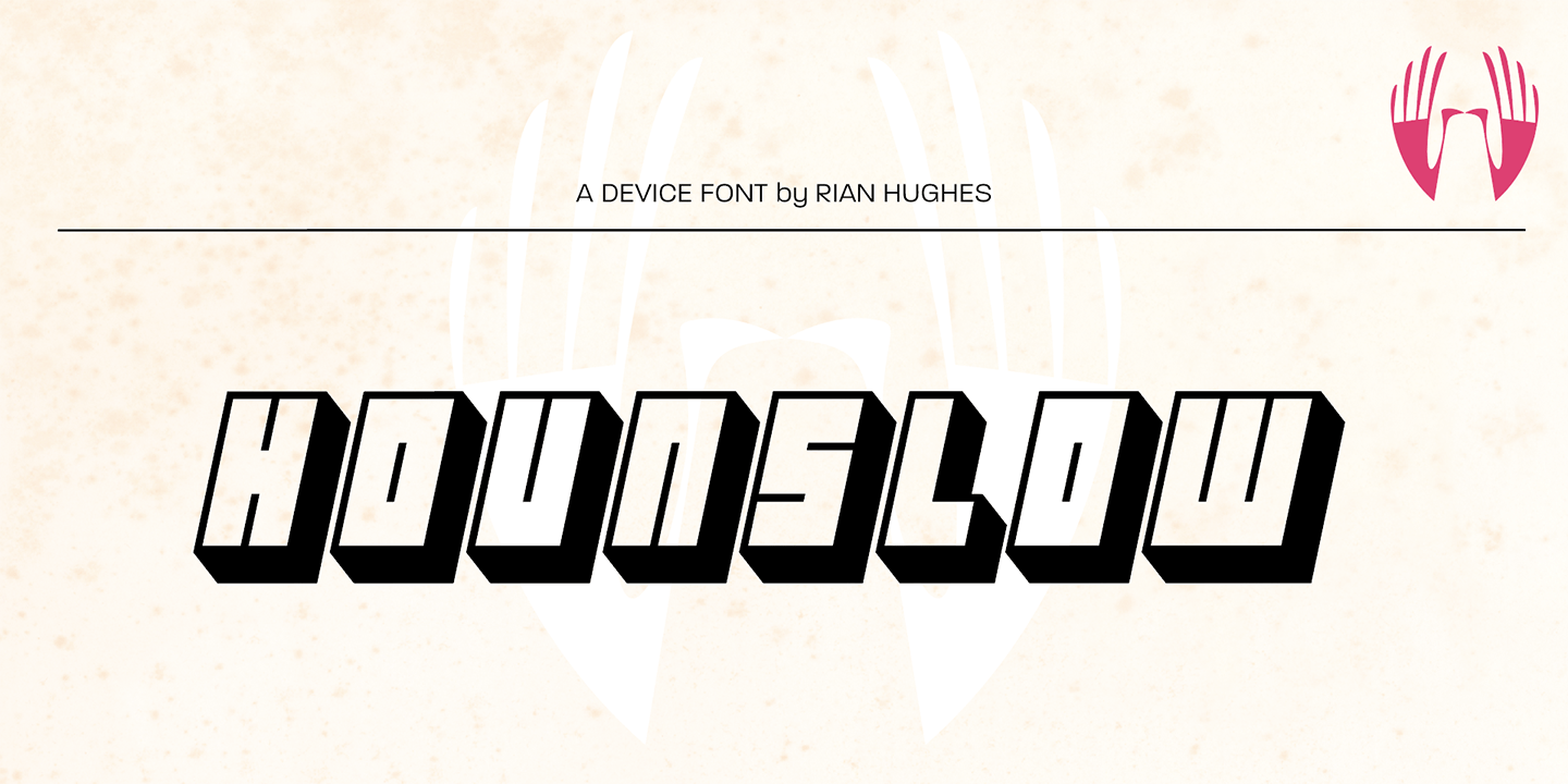 Hounslow Font Poster #1