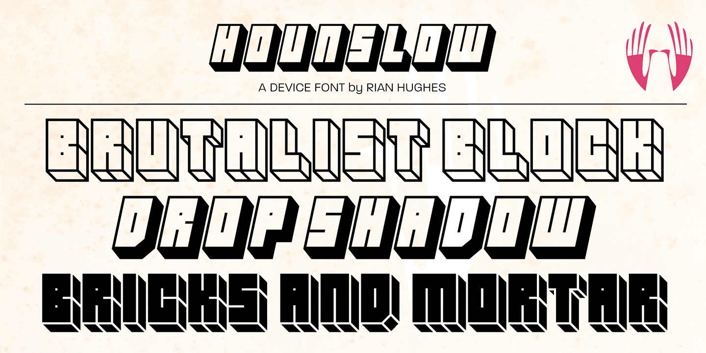 Hounslow Font Poster #1