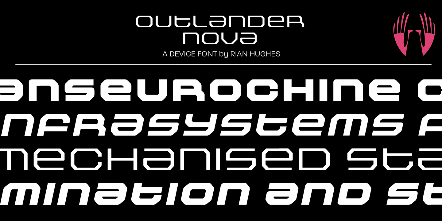 Outlander Nova Font Poster #1