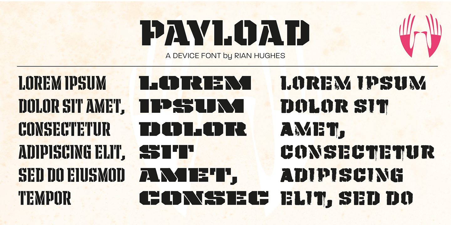 Payload Font Poster #1