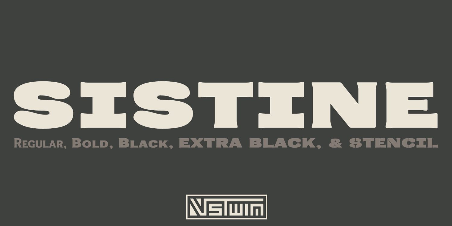 Sistine Font Family Poster