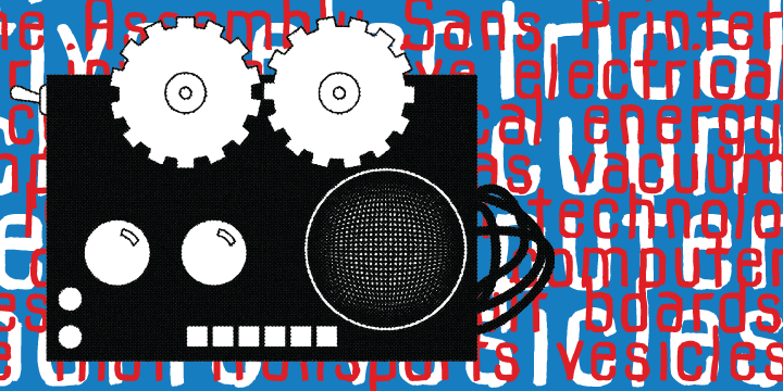 Some Assembly Font Poster #1