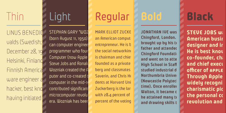 Plau Family Font Poster #1