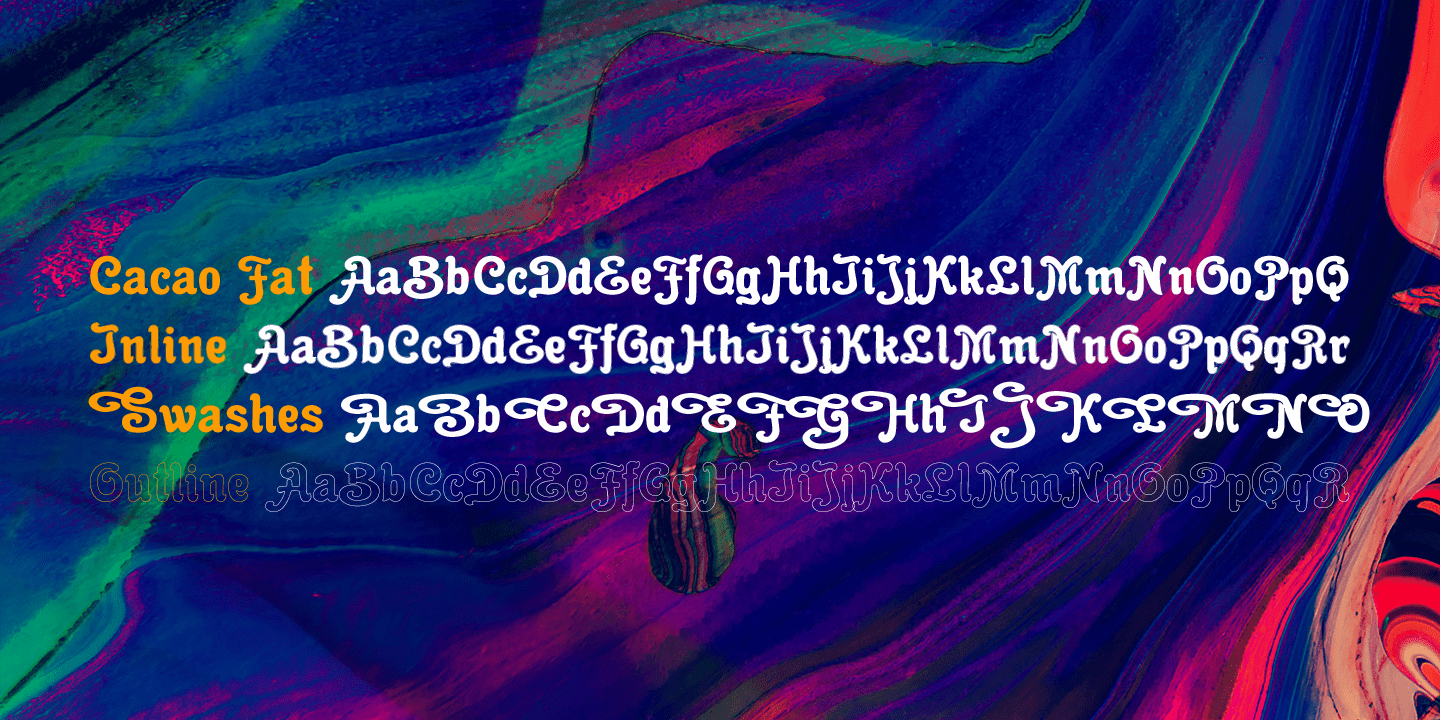 Cacao Font Poster #1