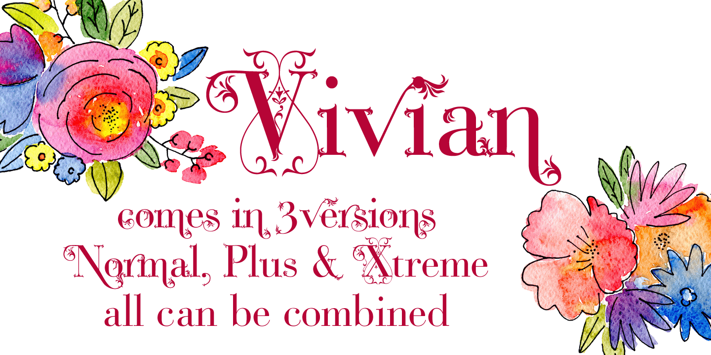 Vivian Font Poster #1