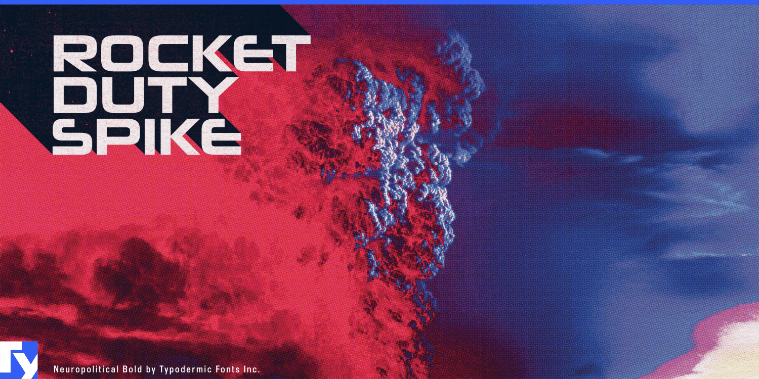 Neuropolitical Font Poster #1