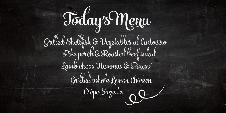 Mercury Script Font Poster #1