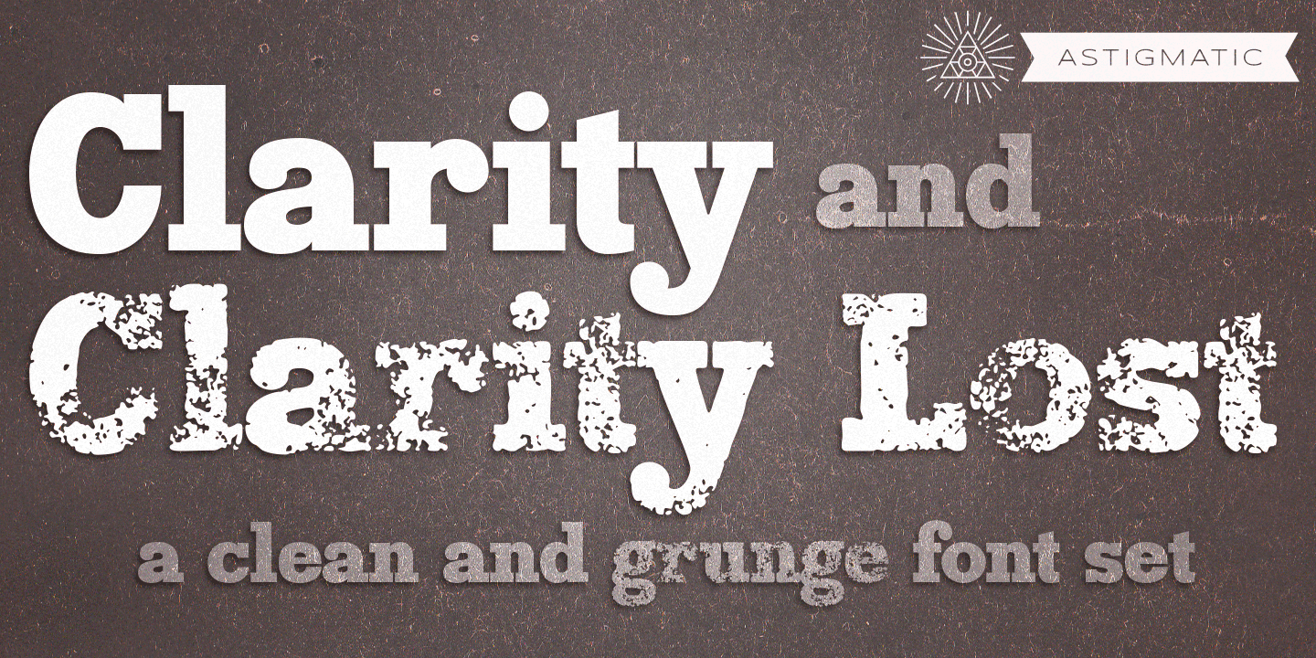 Clarity Font Poster #1