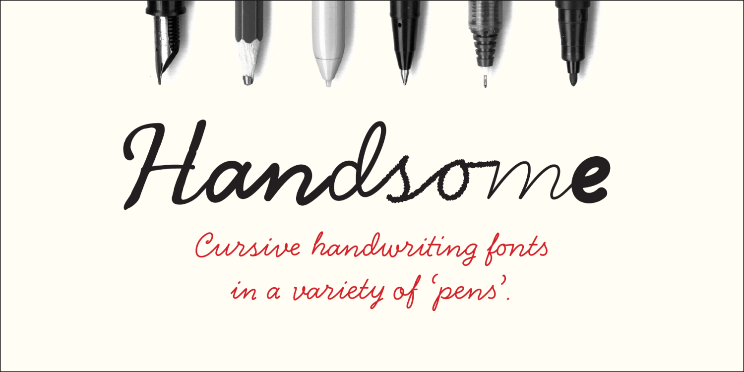 Handsome Pro Font Poster #1