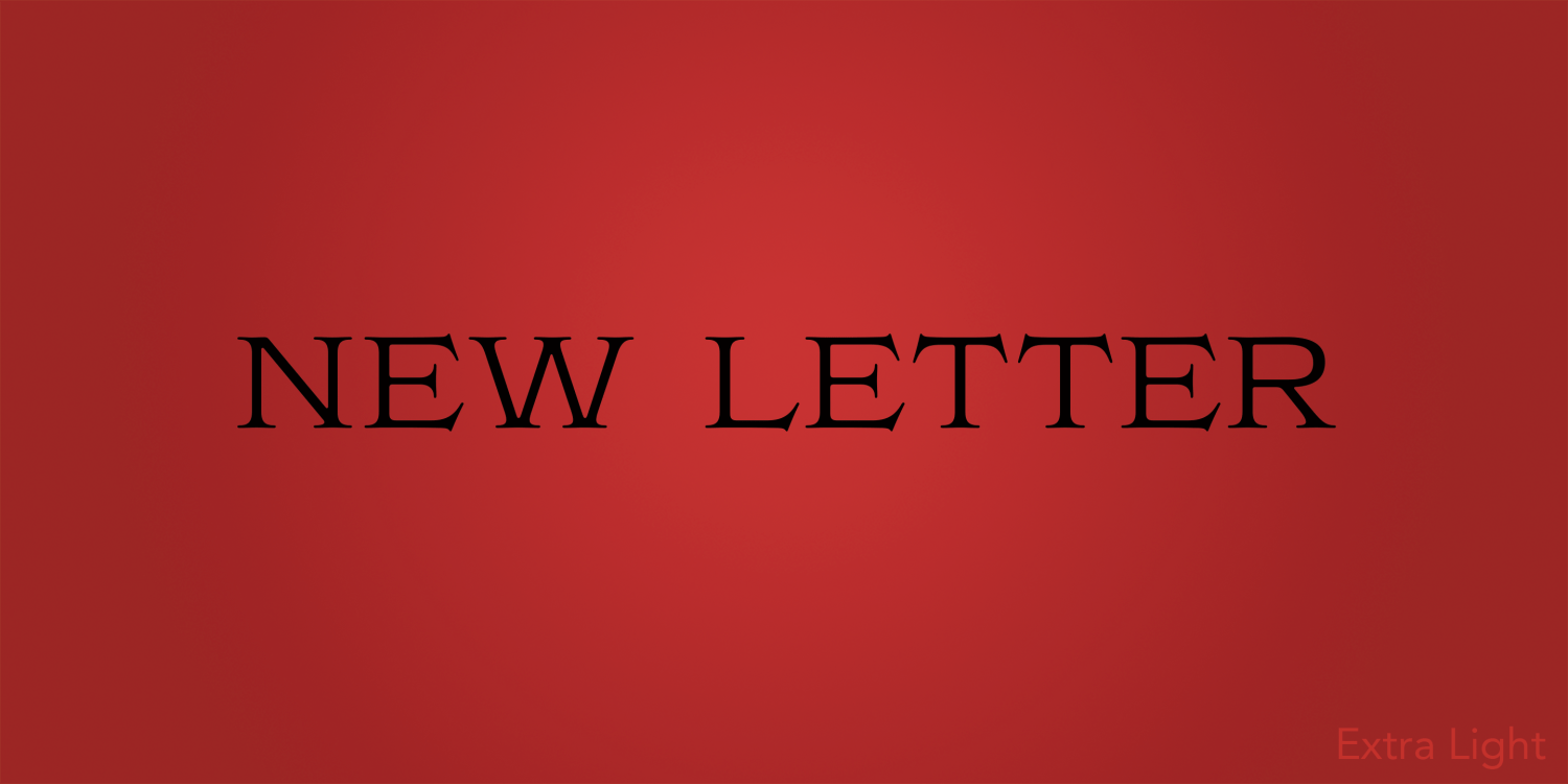 Griffon Font Poster #3