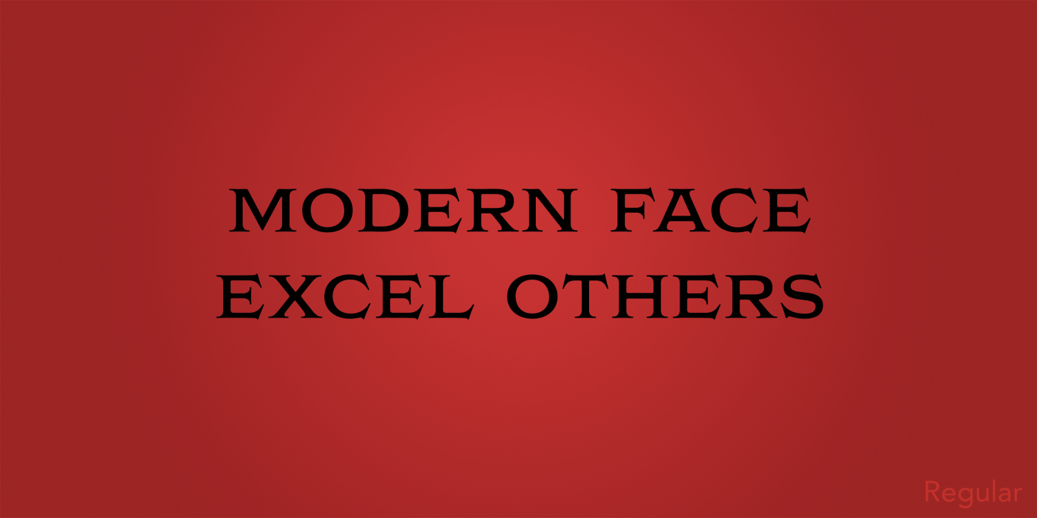 Griffon Font Poster #4