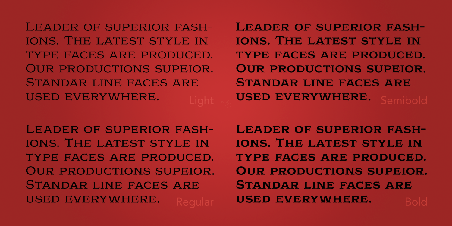 Griffon Font Poster #9