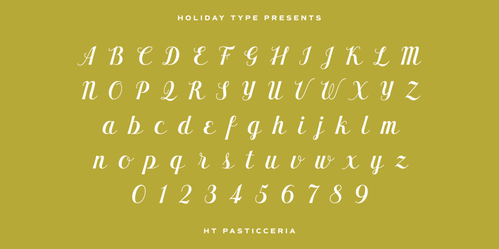HT Pasticceria Font Poster #1