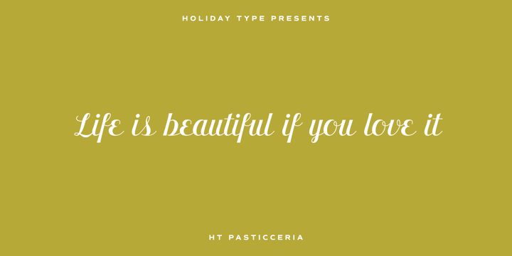 HT Pasticceria Font Poster #1