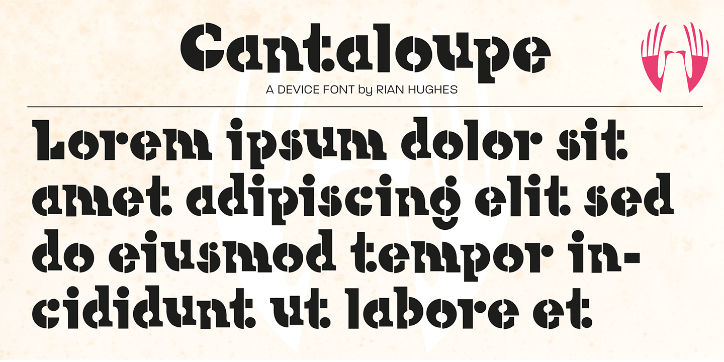 Cantaloupe Font Poster #1