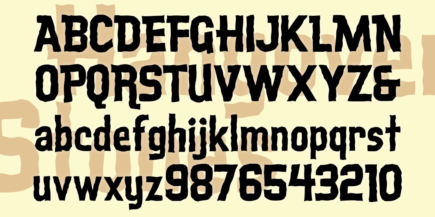 Hangover Square Font Poster #2