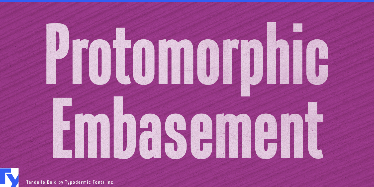 Tandelle Font Poster #1