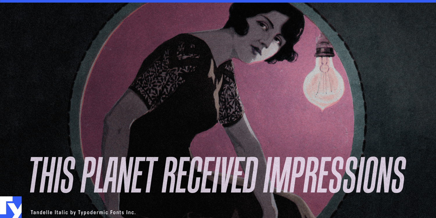 Tandelle Font Poster #1