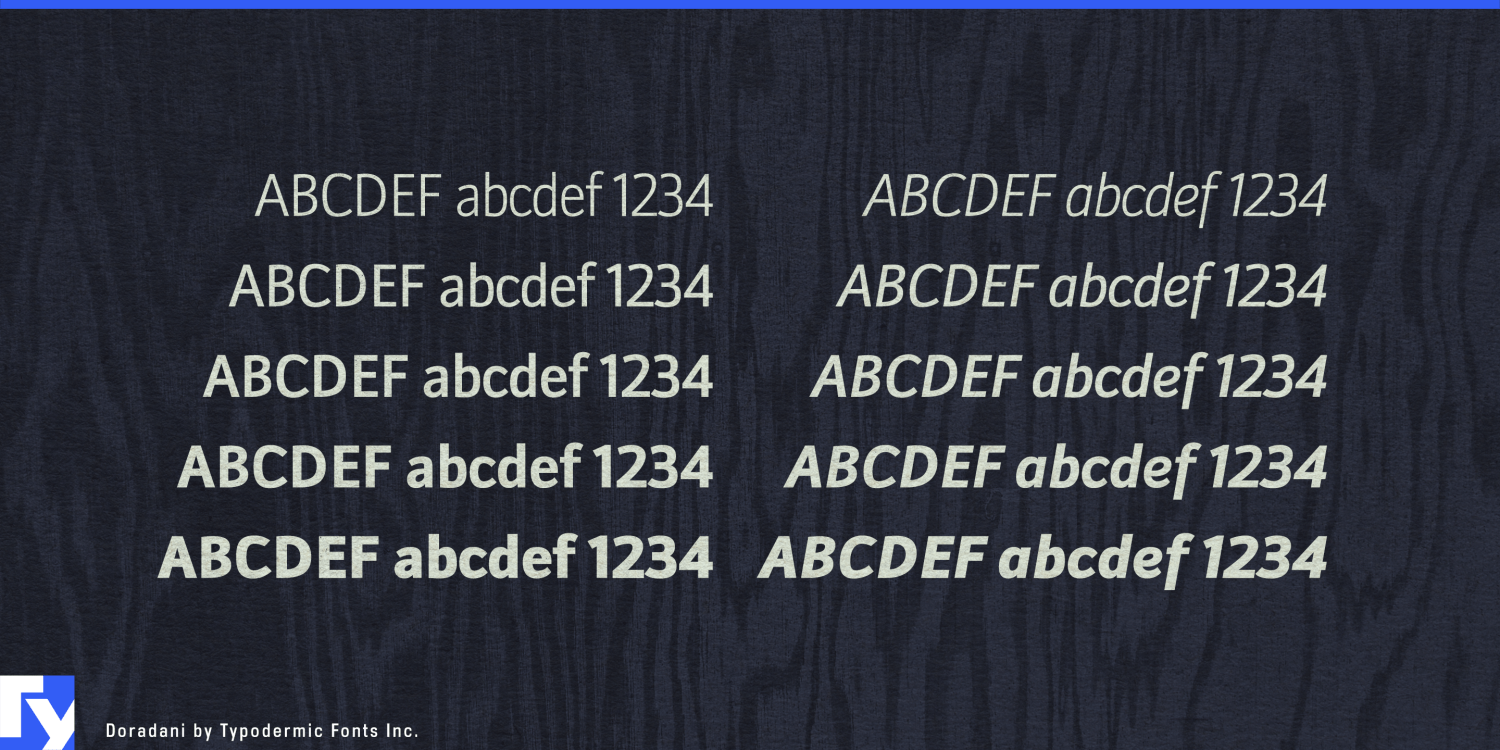 Doradani Font Poster #1